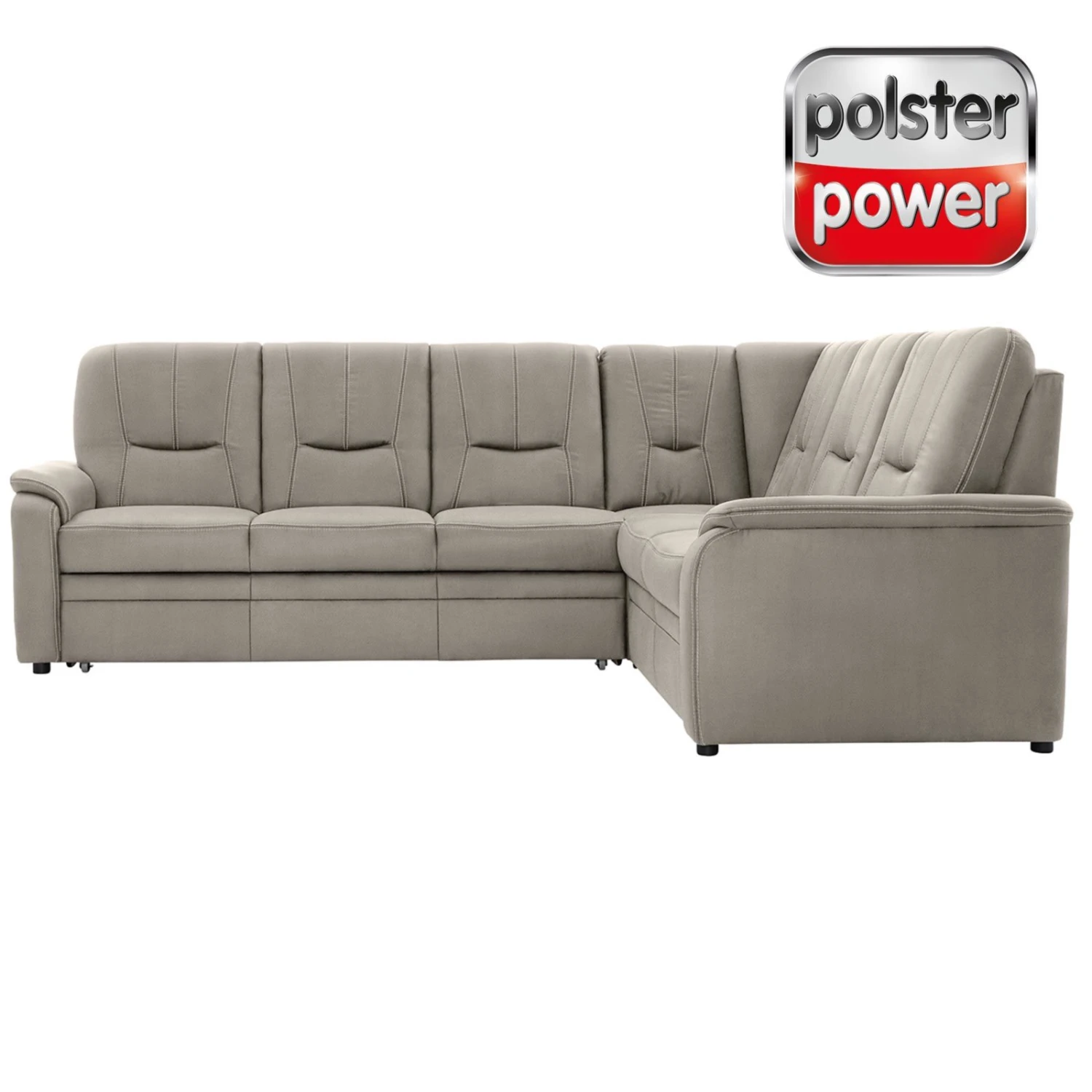 polsterpower Ecksofa - Holiday alu - Basismodell - rechts 1 polsterpower Ecksofa - Holiday alu - Basismodell - rechts