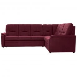 polsterpower Ecksofa - Saddle bordeaux - Basismodell - rechts -Wohnzimmer Verkäufe 0426105577 09 1600Wx1600H