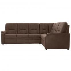 polsterpower Ecksofa - Saddle braun - Basismodell - rechts -Wohnzimmer Verkäufe 0426105777 09 1600Wx1600H