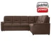 polsterpower Ecksofa - Saddle braun - Basismodell - rechts