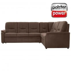 polsterpower Ecksofa - Saddle braun - Basismodell - rechts