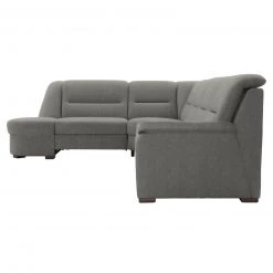 polsterpower Ecksofa - Belle silver - Basismodell - Ottomane links -Wohnzimmer Verkäufe 0426106277 06 1600Wx1600H