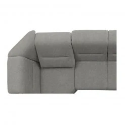 polsterpower Ecksofa - Belle silver - Basismodell - Ottomane links -Wohnzimmer Verkäufe 0426106277 07 1600Wx1600H