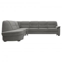 polsterpower Ecksofa - Belle silver - Basismodell - Ottomane links -Wohnzimmer Verkäufe 0426106277 09 1600Wx1600H