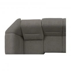 polsterpower Ecksofa - Belle grey - Basismodell - Ottomane links -Wohnzimmer Verkäufe 0426106477 07 1600Wx1600H