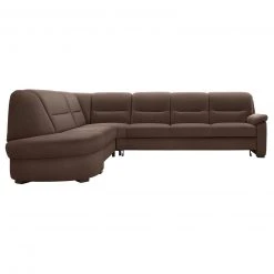 polsterpower Ecksofa - Saddle braun - Basismodell - Ottomane links -Wohnzimmer Verkäufe 0426106677 09 1600Wx1600H