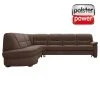 polsterpower Ecksofa - Saddle braun - Basismodell - Ottomane links