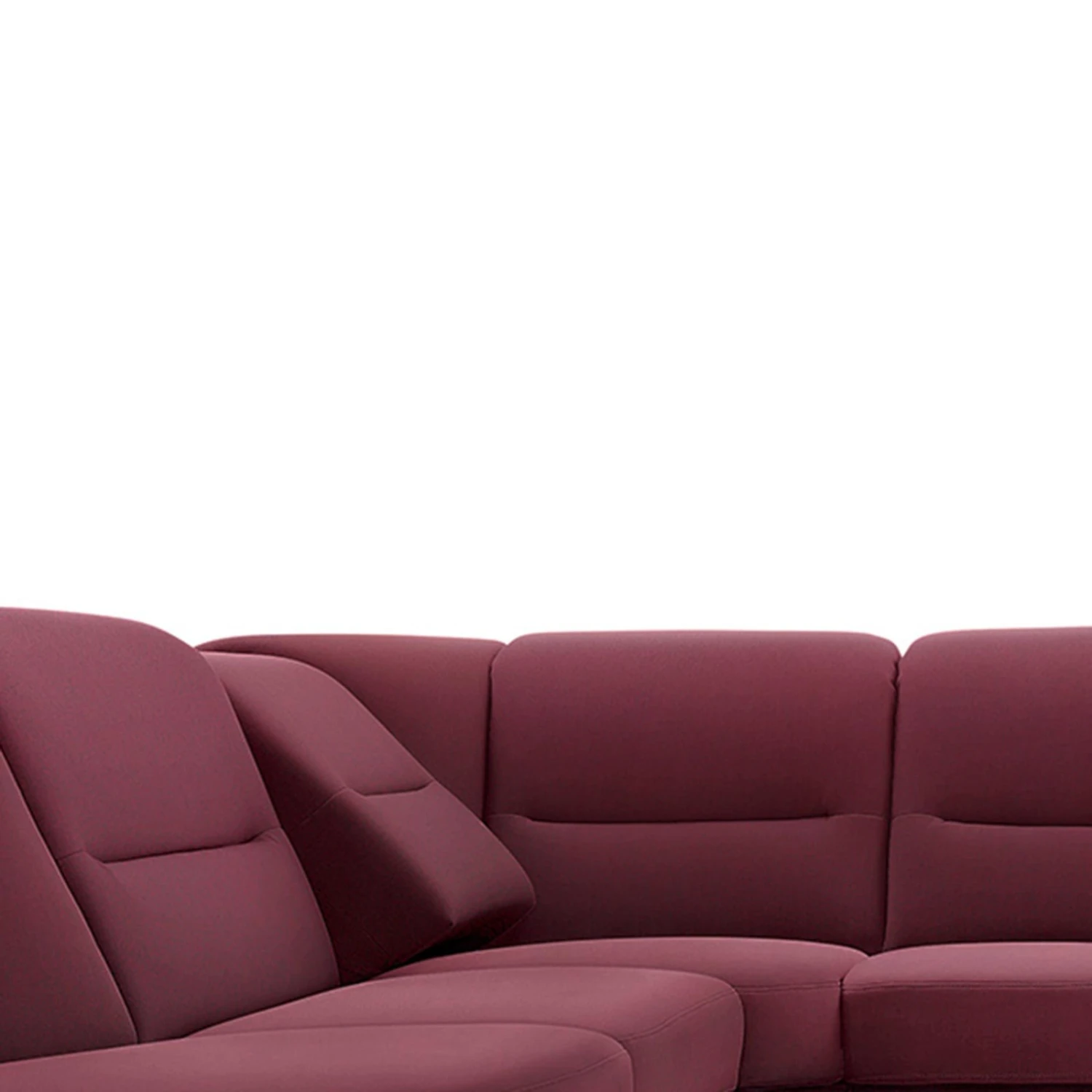 polsterpower Ecksofa - Saddle bordeaux - Basismodell - Ottomane links 7 polsterpower Ecksofa - Saddle bordeaux - Basismodell - Ottomane links – Bild 7