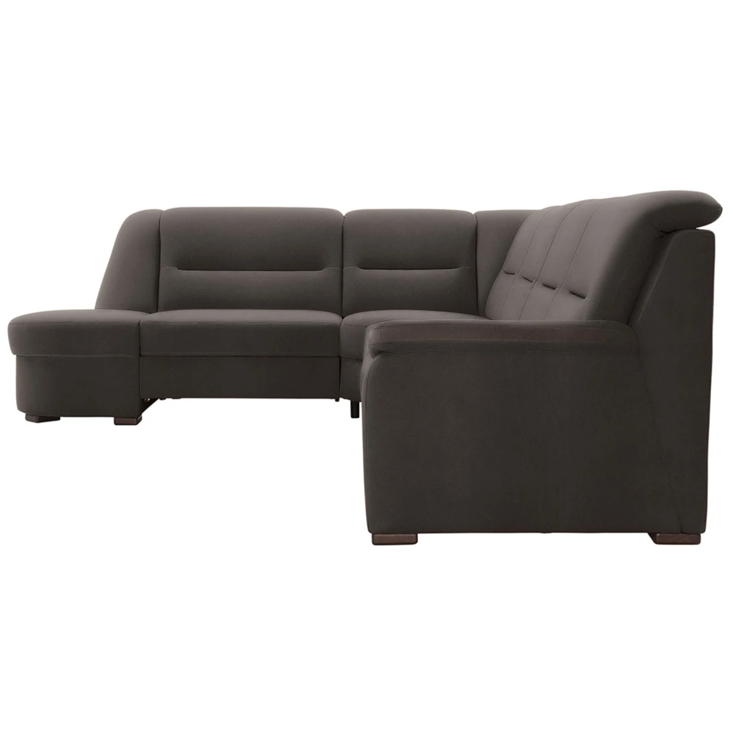 polsterpower Ecksofa - Saddle anthrazit - Basismodell - Ottomane links 6 polsterpower Ecksofa - Saddle anthrazit - Basismodell - Ottomane links – Bild 6