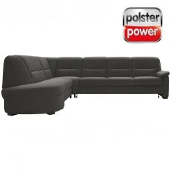 polsterpower Ecksofa - Holiday steel - Basismodell - Ottomane links
