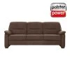 polsterpower 3-Sitzer-Sofa - Saddle braun - Basismodell