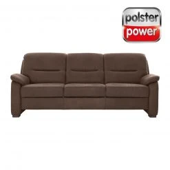 polsterpower 3-Sitzer-Sofa - Saddle braun - Basismodell