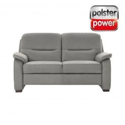 polsterpower 2-Sitzer-Sofa - Belle silver - Basismodell