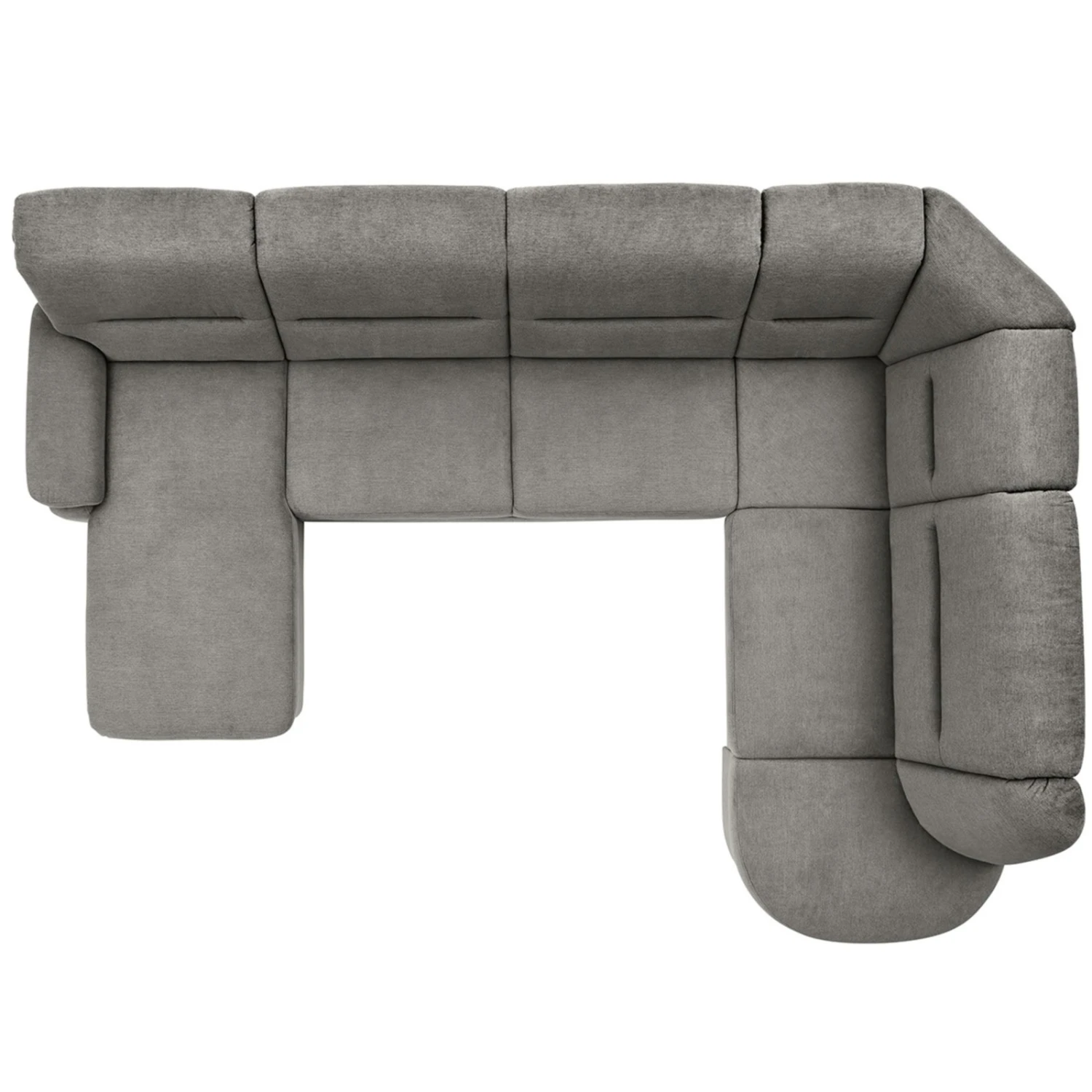 polsterpower Wohnlandschaft - Belle silver - Basismodell - links 3 polsterpower Wohnlandschaft - Belle silver - Basismodell - links – Bild 3