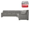 polsterpower Ecksofa - Belle silver - Basismodell - rechts