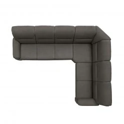 polsterpower Ecksofa - Belle grey - Basismodell - rechts -Wohnzimmer Verkäufe 0426111477 03 1600Wx1600H