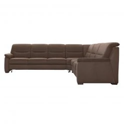 polsterpower Ecksofa - Saddle braun - Basismodell - rechts -Wohnzimmer Verkäufe 0426111677 09 1600Wx1600H