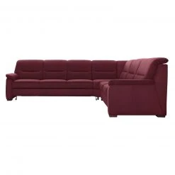 polsterpower Ecksofa - Saddle bordeaux - Basismodell - rechts -Wohnzimmer Verkäufe 0426111877 09 1600Wx1600H