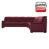 polsterpower Ecksofa - Saddle bordeaux - Basismodell - rechts