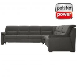 polsterpower Ecksofa - Holiday steel - mit Funktionspaket - rechts