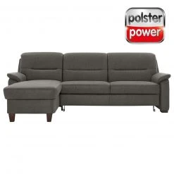 polsterpower Ecksofa - Belle grey - Basismodell - Recamiere links