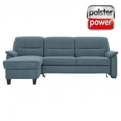 polsterpower Ecksofa - Belle ice - Basismodell - Recamiere links