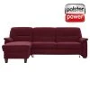 polsterpower Ecksofa - Saddle bordeaux - Basismodell - Recamiere links