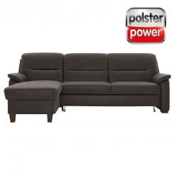 polsterpower Ecksofa - Saddle anthrazit - Basismodell - Recamiere links