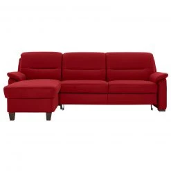 polsterpower Ecksofa - Miro bordeaux - Basismodell - Recamiere links -Wohnzimmer Verkäufe 0426114677 09 1600Wx1600H