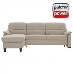 polsterpower Ecksofa - Miro ecru - Basismodell - Recamiere links
