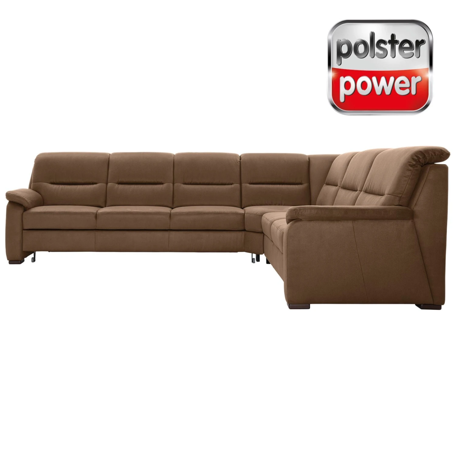 polsterpower Ecksofa - Holiday mandel - Basismodell - rechts 1 polsterpower Ecksofa - Holiday mandel - Basismodell - rechts