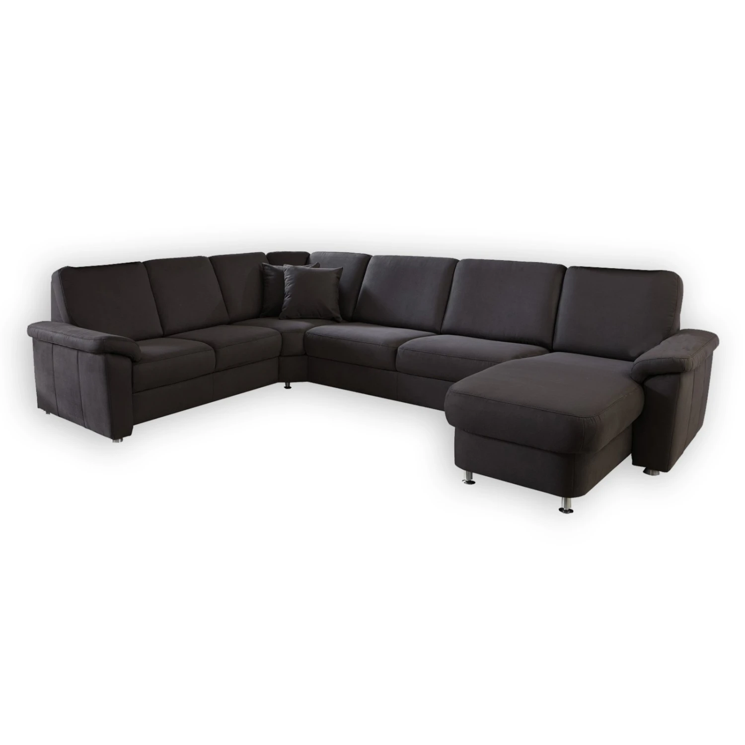 Wohnlandschaft - braun - Federkern 3 Wohnlandschaft - braun - Federkern – Bild 3