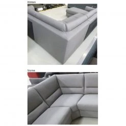 polsterpower Wohnlandschaft - grau - Basismodell - Canapé links -Wohnzimmer Verkäufe 0513001977 05 1600Wx1600H