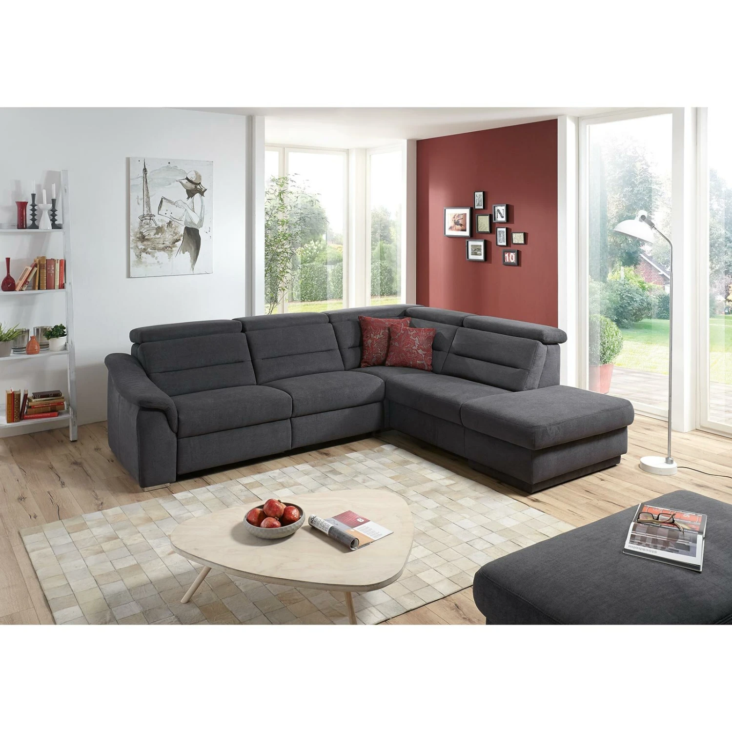 polsterpower Ecksofa - grau - Basismodell - rechts 2 polsterpower Ecksofa - grau - Basismodell - rechts – Bild 2