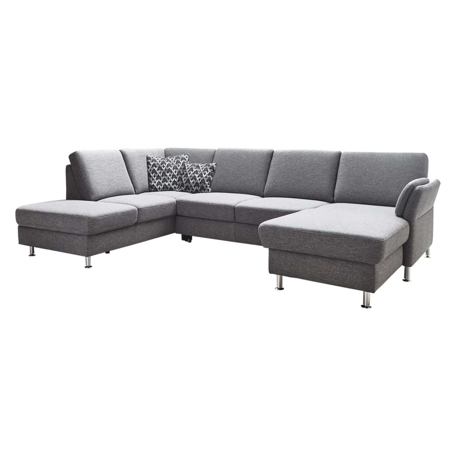 polsterpower Wohnlandschaft - grau - Flachgewebe - Canapé rechts 2 polsterpower Wohnlandschaft - grau - Flachgewebe - Canapé rechts – Bild 2