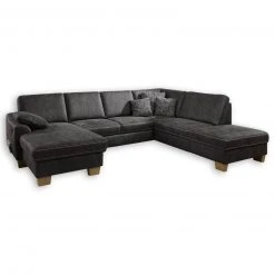 polsterpower Wohnlandschaft - grau - Basismodell - Canapé links -Wohnzimmer Verkäufe 0513007577 09 1600Wx1600H