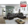 polsterpower Wohnlandschaft - grau - Basismodell - Canapé links