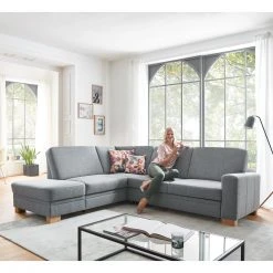 polsterpower Ecksofa - grau - Recamiere links - Basismodell 6 polsterpower Ecksofa - grau - Recamiere links - Basismodell -Wohnzimmer Verkäufe 0513009977 04 1600Wx1600H