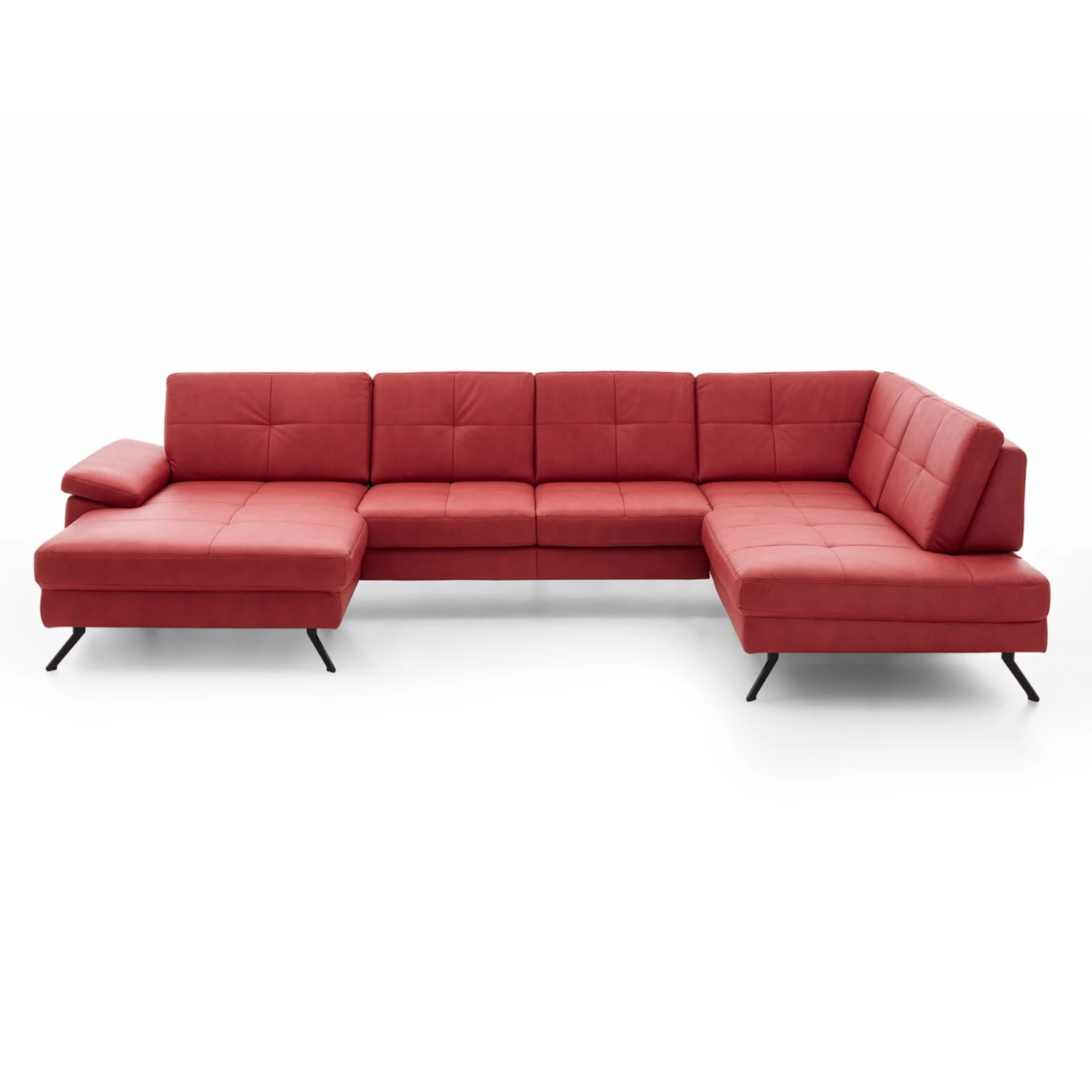 polsterpower Wohnlandschaft - red - Basismodell - Canapé links 2 polsterpower Wohnlandschaft - red - Basismodell - Canapé links – Bild 2