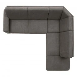 polsterpower Ecksofa - Belle grey - Basismodell - Ottomane rechts -Wohnzimmer Verkäufe 0513100178 03 1600Wx1600H