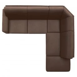 polsterpower Ecksofa - Saddle braun - Basismodell - Ottomane rechts -Wohnzimmer Verkäufe 0513100878 03 1600Wx1600H