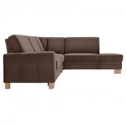polsterpower Ecksofa - Saddle braun - Basismodell - Ottomane rechts -Wohnzimmer Verkäufe 0513100878 06 1600Wx1600H