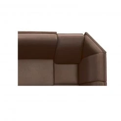 polsterpower Ecksofa - Saddle braun - Basismodell - Ottomane rechts -Wohnzimmer Verkäufe 0513100878 07 1600Wx1600H