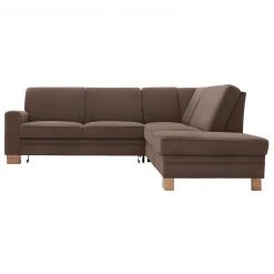 polsterpower Ecksofa - Saddle braun - Basismodell - Ottomane rechts -Wohnzimmer Verkäufe 0513100878 09 1600Wx1600H
