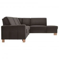 polsterpower Ecksofa - Saddle anthrazit - Basismodell - Ottomane rechts -Wohnzimmer Verkäufe 0513100978 06 1600Wx1600H