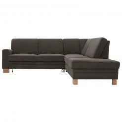 polsterpower Ecksofa - Saddle anthrazit - Basismodell - Ottomane rechts -Wohnzimmer Verkäufe 0513100978 09 1600Wx1600H