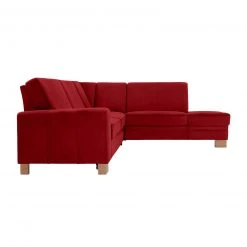 polsterpower Ecksofa - Miro bordeaux - Basismodell - Ottomane rechts -Wohnzimmer Verkäufe 0513101178 06 1600Wx1600H
