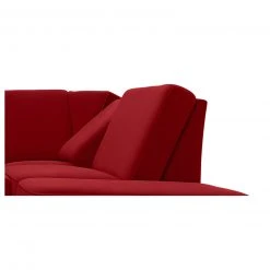 polsterpower Ecksofa - Miro bordeaux - Basismodell - Ottomane rechts -Wohnzimmer Verkäufe 0513101178 08 1600Wx1600H