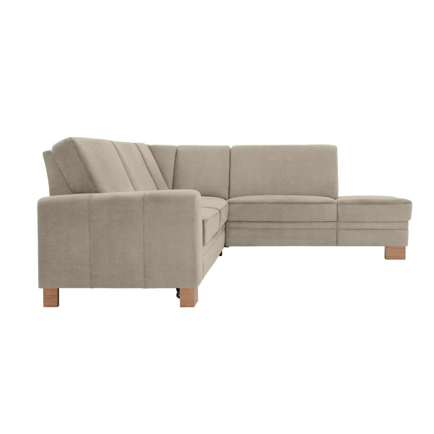 polsterpower Ecksofa - Miro ecru - Basismodell - Ottomane rechts 6 polsterpower Ecksofa - Miro ecru - Basismodell - Ottomane rechts – Bild 6