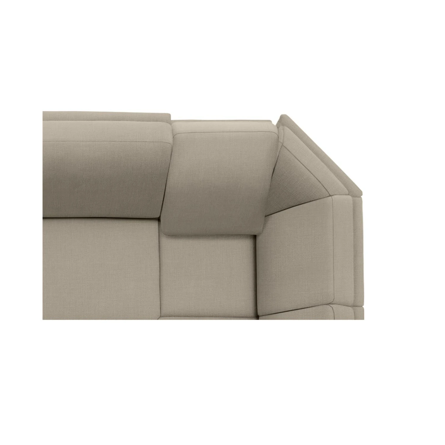 polsterpower Ecksofa - Miro ecru - Basismodell - Ottomane rechts 7 polsterpower Ecksofa - Miro ecru - Basismodell - Ottomane rechts – Bild 7